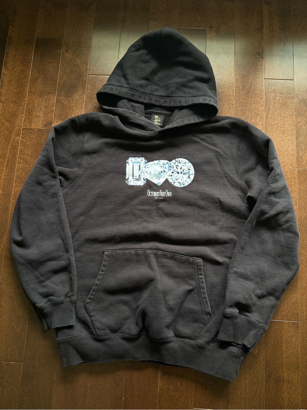 OVO Diamond Octobers Very Own Black Oversized Hoodie Iceman Style Fits M